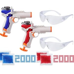 Nerf Pro Gelfire Versus Pack 2 Blasters, 4,000 Gelfire Rounds, 60 Round Capacity